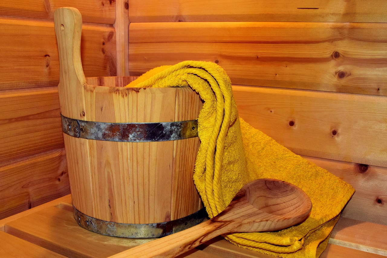 Gezellige thuisspa met luxe infrarood sauna. Gezellige thuisspa met luxe infrarood sauna.